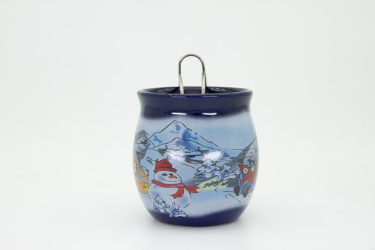 Feuerzangentasse 4er-Set Blau/Winter