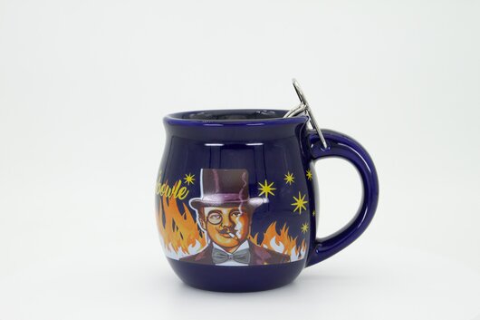 Feuerzangentasse Geschenkset, Schatzkiste Blau/Rhmann