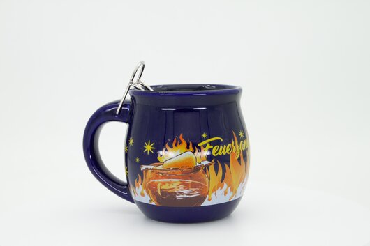 Feuerzangentasse Geschenkset, Schatzkiste Blau/Rhmann